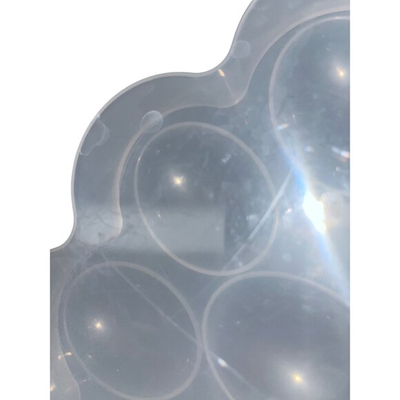 Deviled Egg Trays with Lid Used Plastic Set of 2 Stackable - Picture 8 of 9